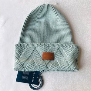Cole Haan Beanie Winter Hat in Sea Glass Green